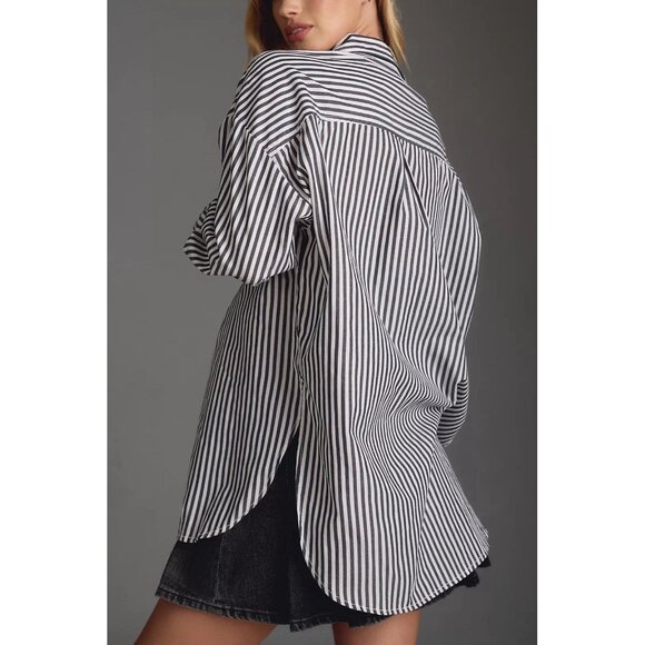 NWT Size S - The Bennet Buttondown Shirt Adaptive 100% Cotton (NWT US$ 98) - Picture 7 of 16